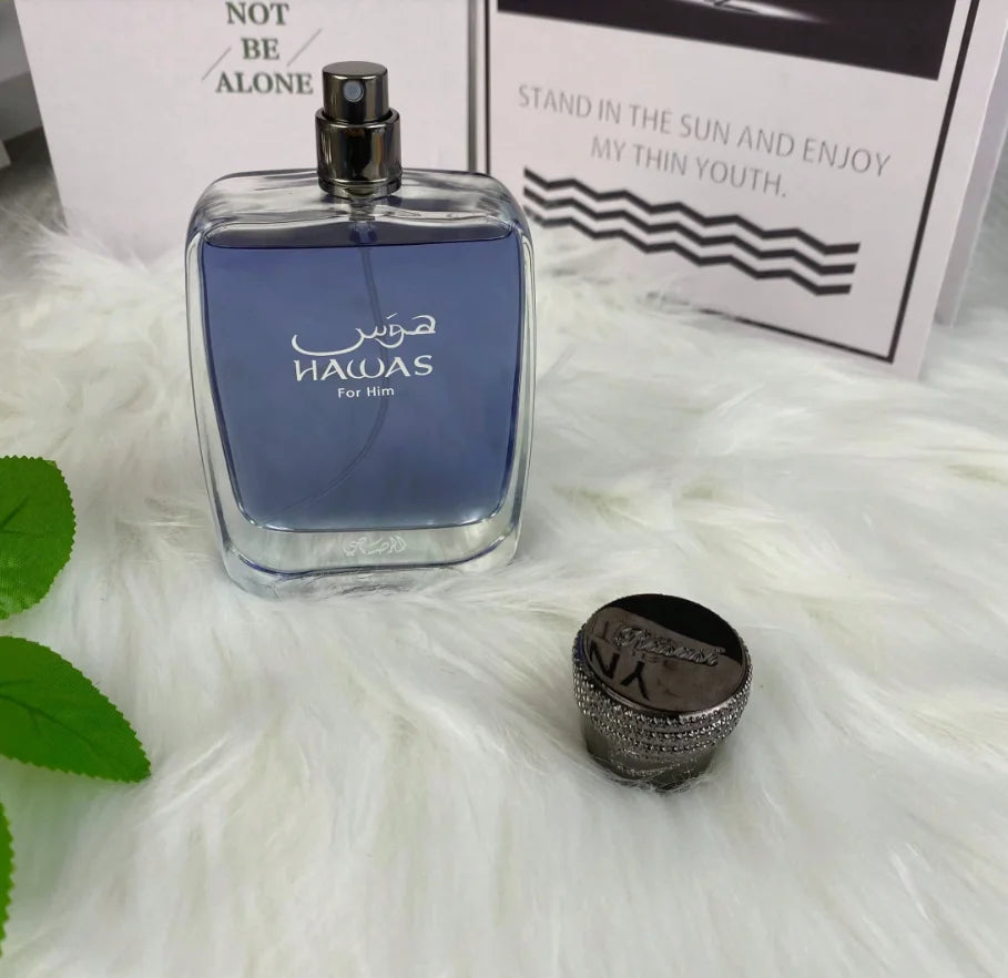 100ML RASASI Hawas For Men - Eau de Parfum Long Lasting Signature Premium Arabian Daily Elegance Refreshing Luxurious Masculine