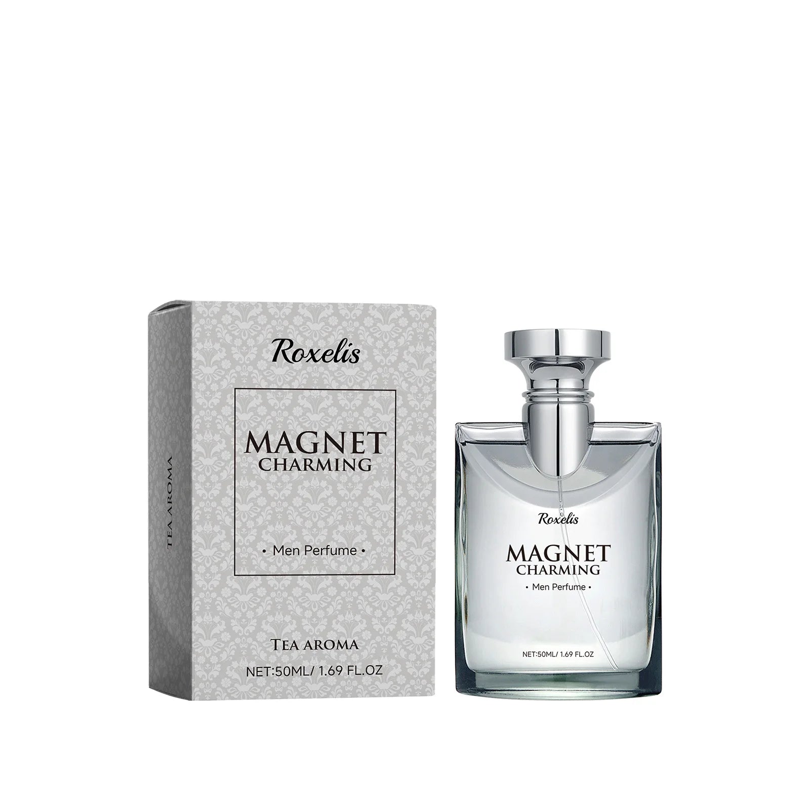 Roxelis 50ml Magnet Charming Men Perfume Tea Scent Bergamot Fragrance Freshing Lasting Glamour Flirting Dating Pheromone Perfume