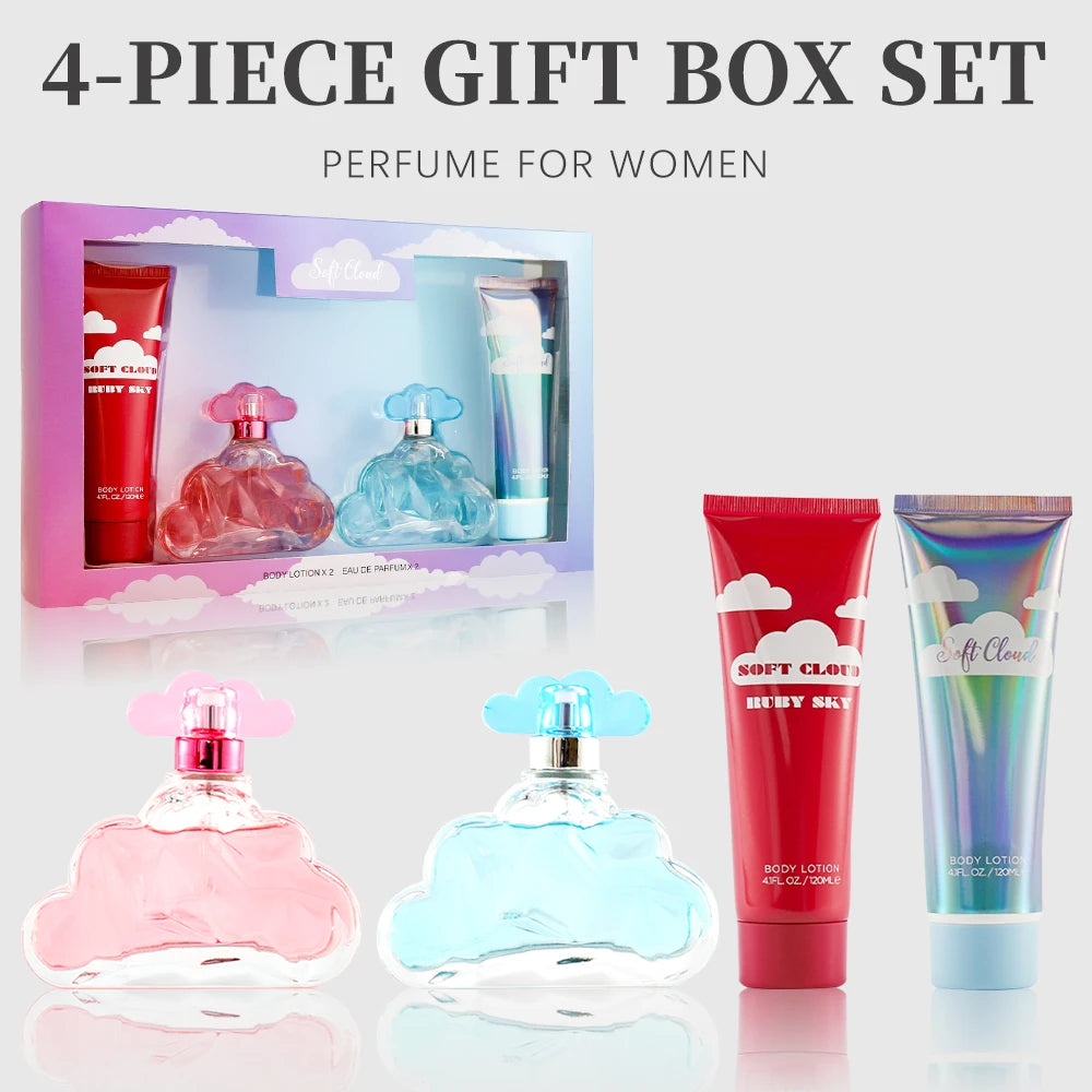 3.4 Oz Women's Eau De Toilette Spray/Set, Lasting Fragrance, Including Lavender, Bergamot, Pear, Very Suitable For Dating, Daily