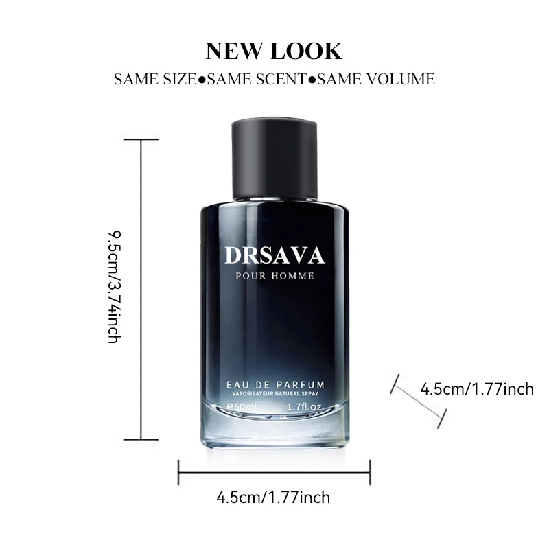 DRSAVA Fougere Perfume for Men, Feronomas Lavender Cedar Fragrance, Long Lasting Eau de Parfum Perfume Hombre 50ML 1.7FL.OZ