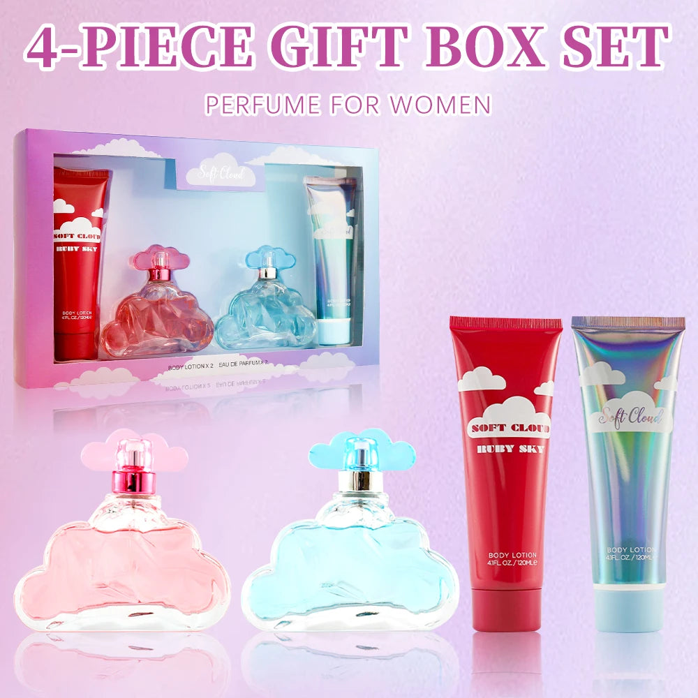 3.4 Oz Women's Eau De Toilette Spray/Set, Lasting Fragrance, Including Lavender, Bergamot, Pear, Very Suitable For Dating, Daily