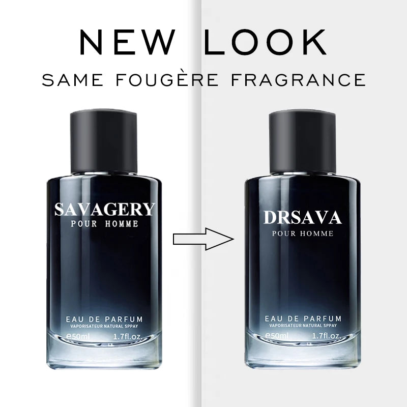 DRSAVA Fougere Perfume for Men, Feronomas Lavender Cedar Fragrance, Long Lasting Eau de Parfum Perfume Hombre 50ML 1.7FL.OZ